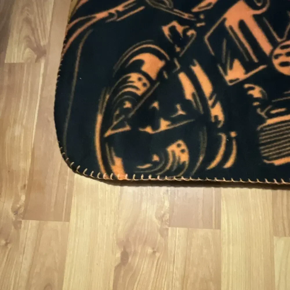 Harley-Davidson Motorcycles Graphic Print Multicolor Throw Blanket, 1pc 47 x 65